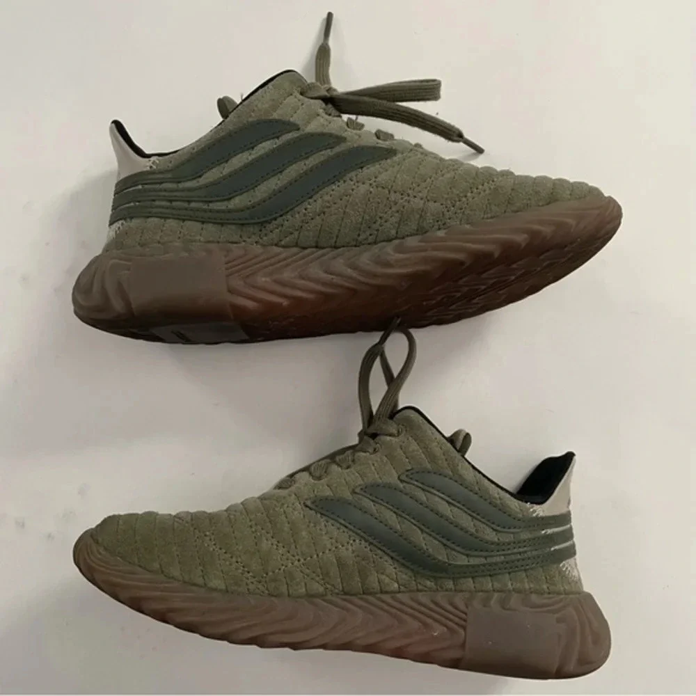 Adidas Unisex Sobakov Suede Sneaker Shoes Green